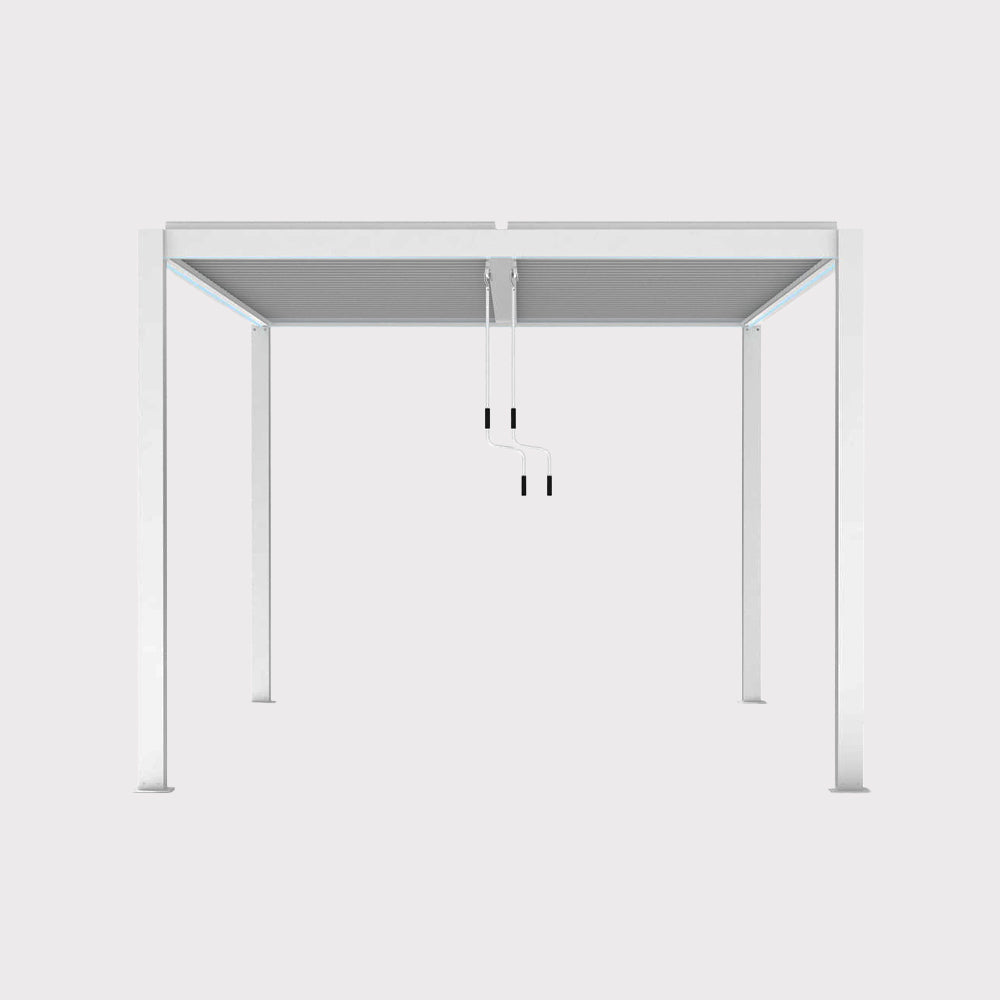 Pergola ogrodowa Luxe 4 x 4 m z oświetleniem LED