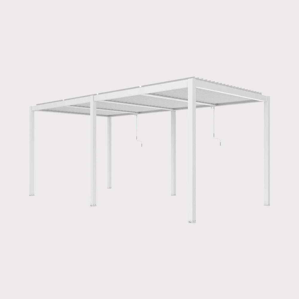 Pergola ogrodowa Luxe 5,8 x 4 m z manualnie otwieranym dachem
