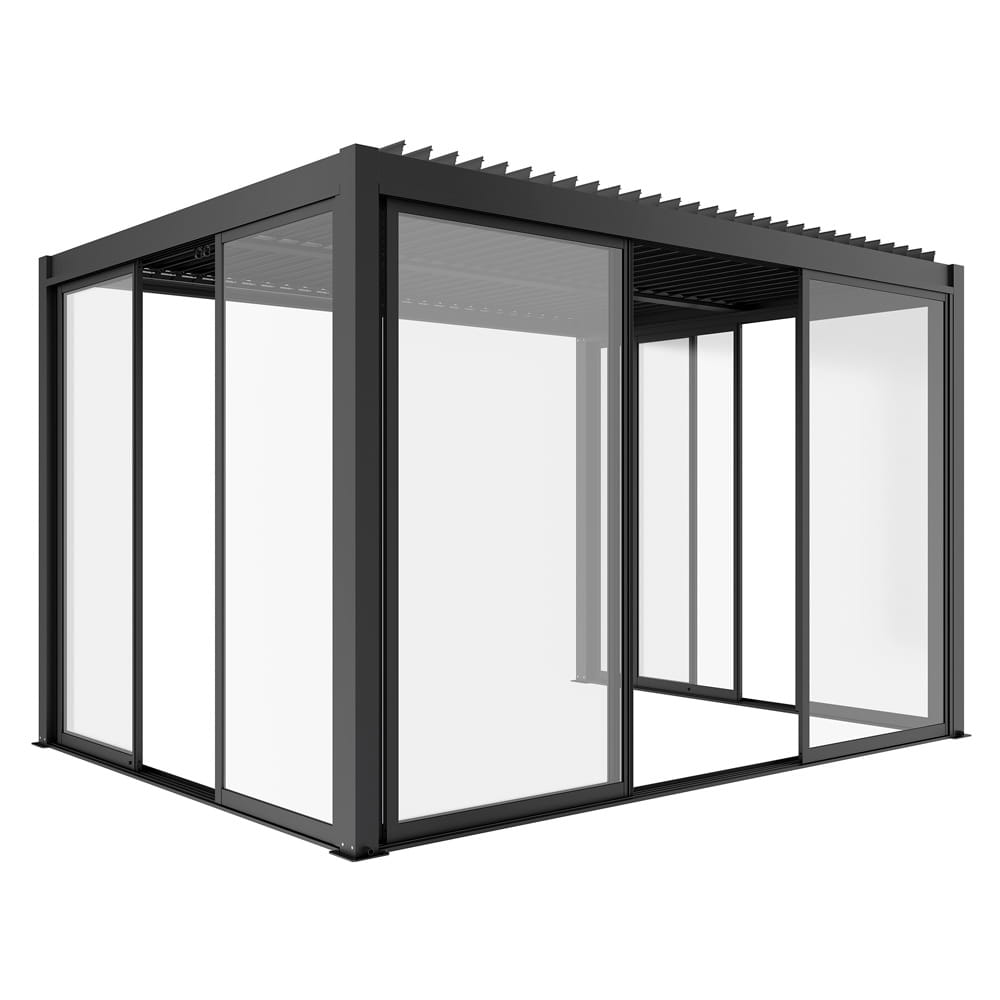 Szklane drzwi przesuwne LUXE 4M (370 x 238 cm)