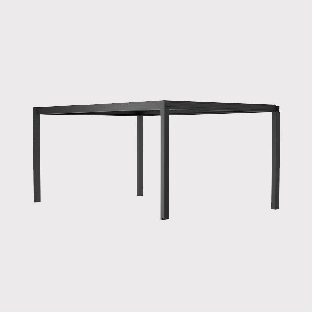 Pergola 600x400x280cm z LED, element carportu