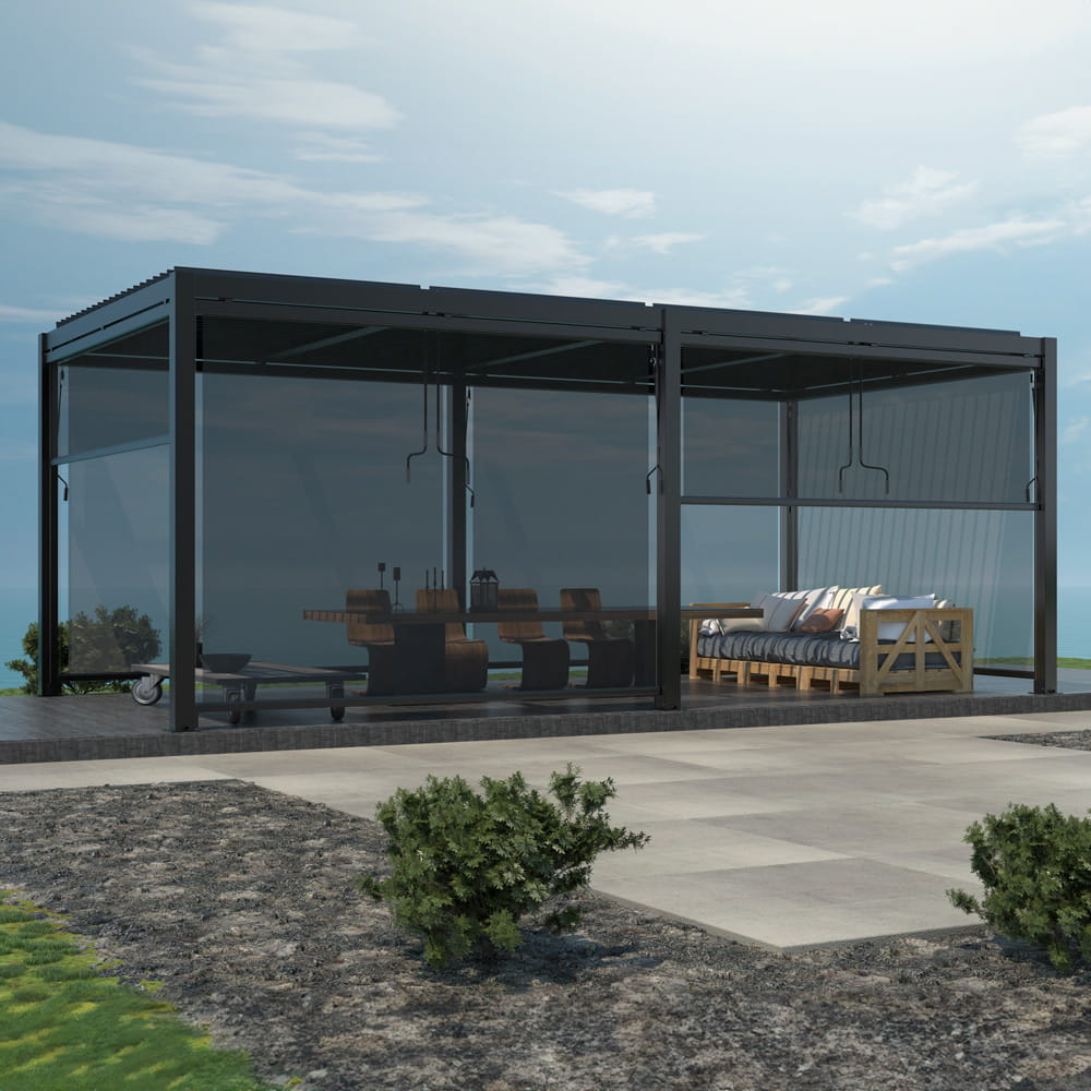 Pergola ogrodowa Luxe 5,8 x 4 m z oświetleniem LED
